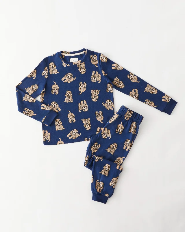 Kids Cockapoo Print Long Pyjama Set