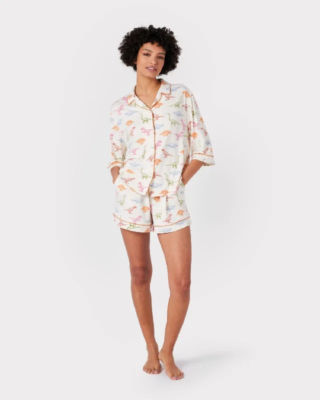 Dinosaur Print Short Pyjama Set