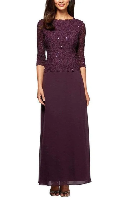 Alex Evenings AE112318 Long Mother of the Bride Dress