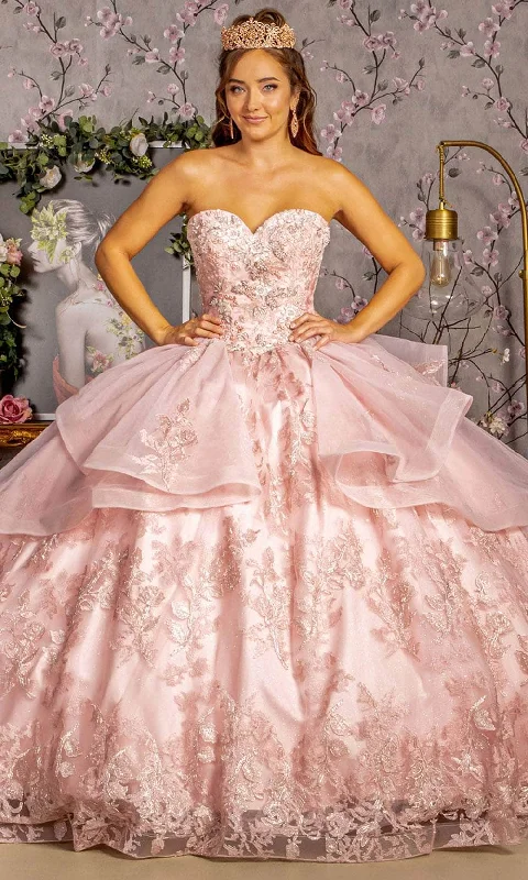 GLS by Gloria GL3317 - Strapless Sweetheart Ballgown