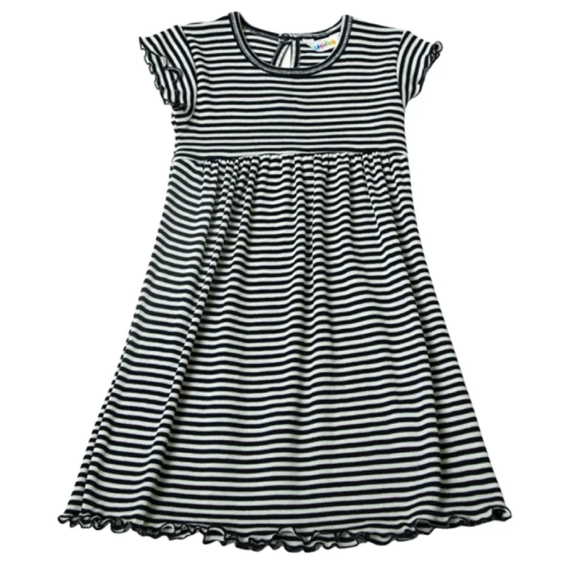 Joha Wool/Silk BlueStripe Dress