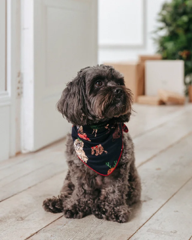 Pet 12 Dogs of Christmas Print Neckerchief