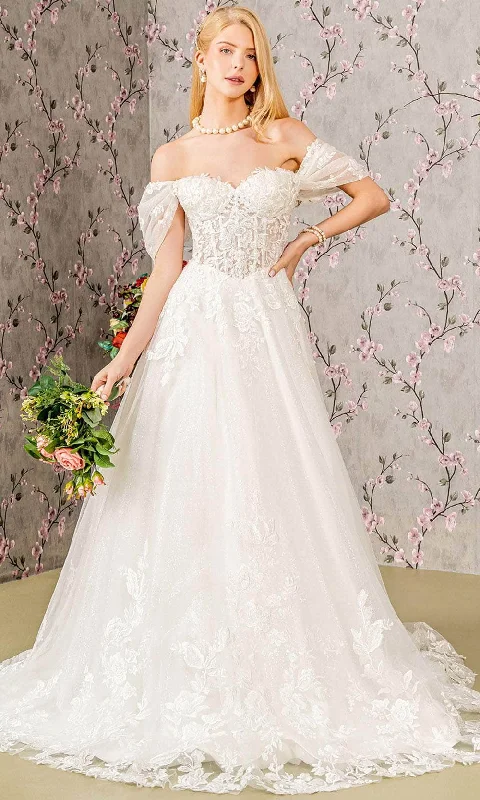 GLS by Gloria Bridal GL3480 - Sweetheart Off-Shoulder Bridal Gown