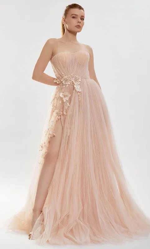 Tarik Ediz 52149 - Sweetheart Strapless Gown