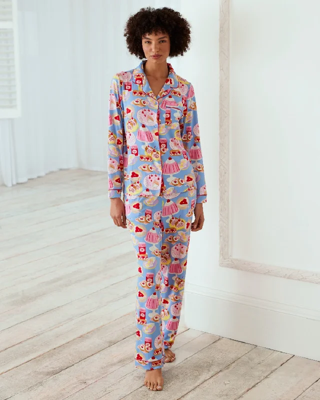 Dessert Print Long Pyjama Set