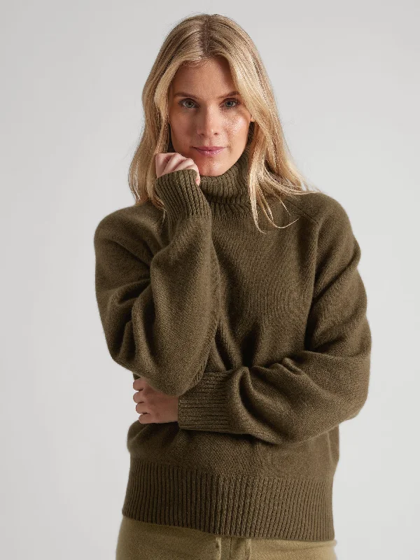 Cashmere sweater "Milano" - hunter