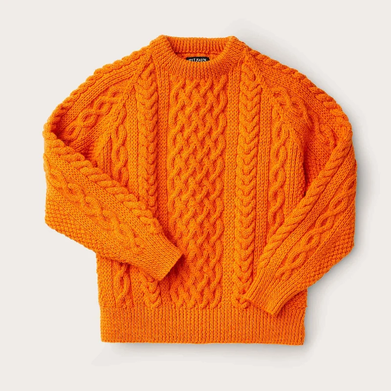 WOOL FISHERMAN'S SWEATER