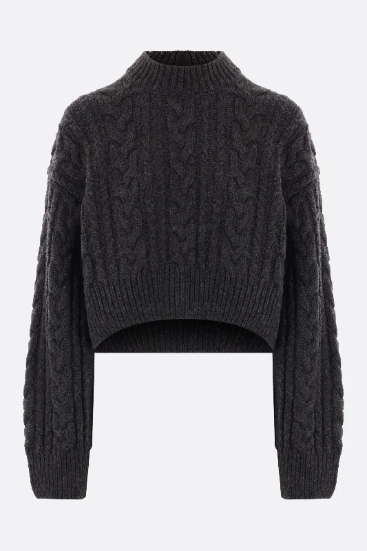 Vibeke wool cropped sweater