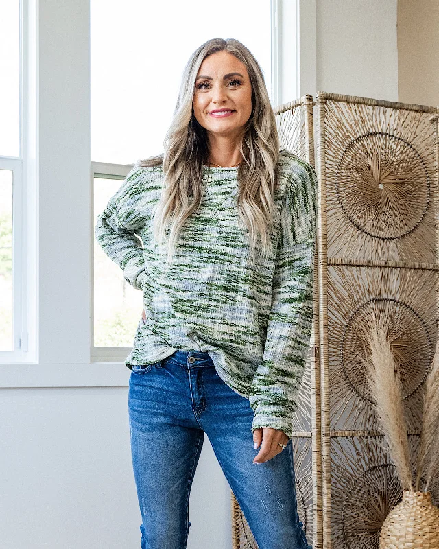 NEW! Elsie Ribbed Knit Sweater - Olive