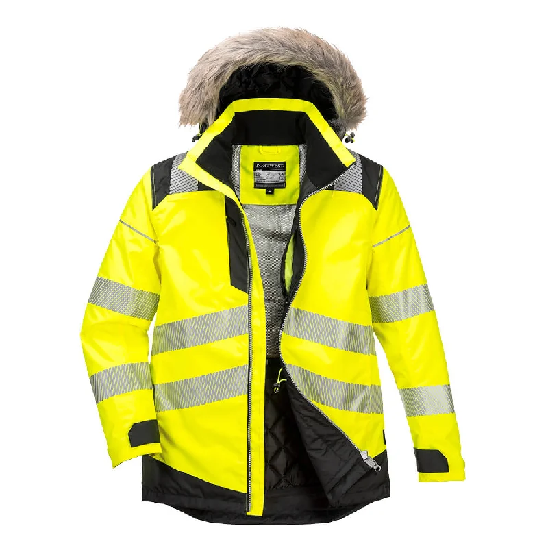 PW3 Hi-Vis Winter Parka Jacket - Classsic Fit