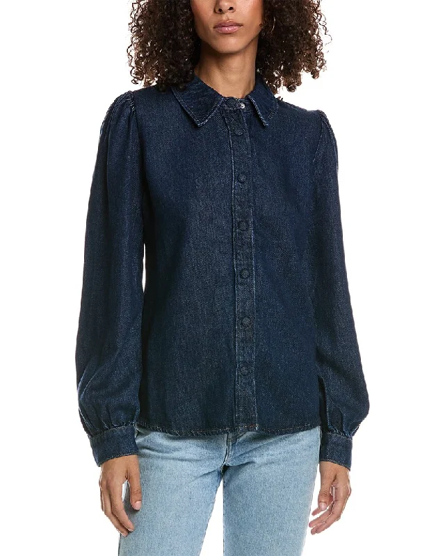 7 For All Mankind Puff Sleeve Shirt