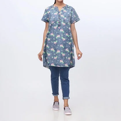 Denim Floral Shirt PW3973