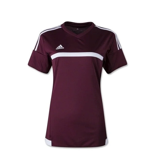 Adidas Women's MLS 15 Jersey T-Shirt Maroon/ White - Maroon