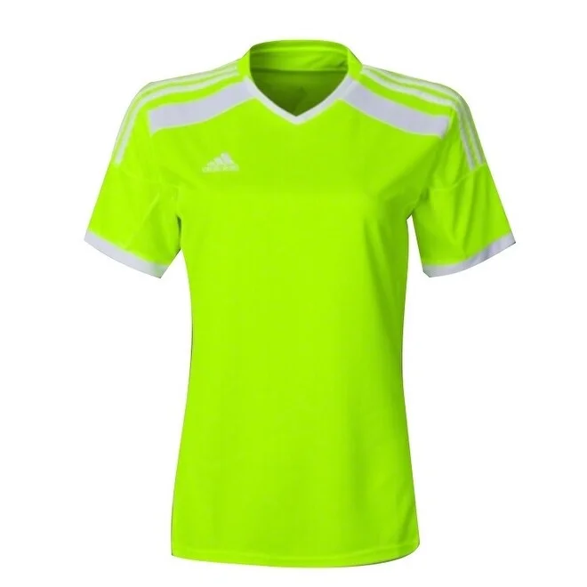 Adidas Women's Regista 14 Jersey T-Shirt Solar Yellow/White - Yellow