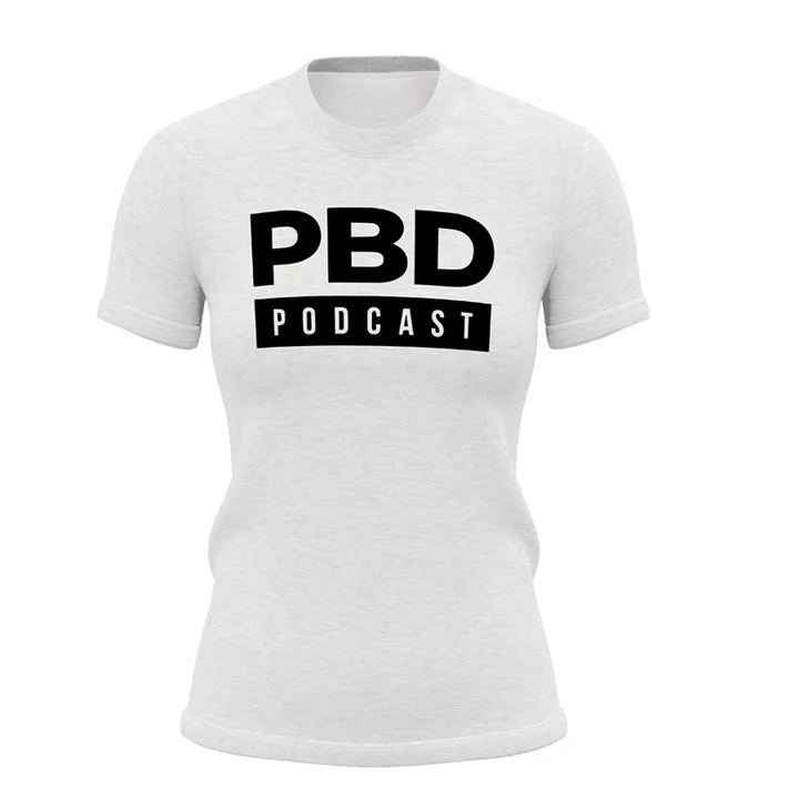 Women's PBD Podcast White Short Sleeve T-Shirt