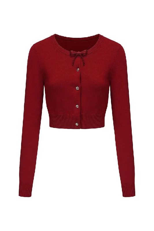 AUDRINA CARDIGAN IN RED