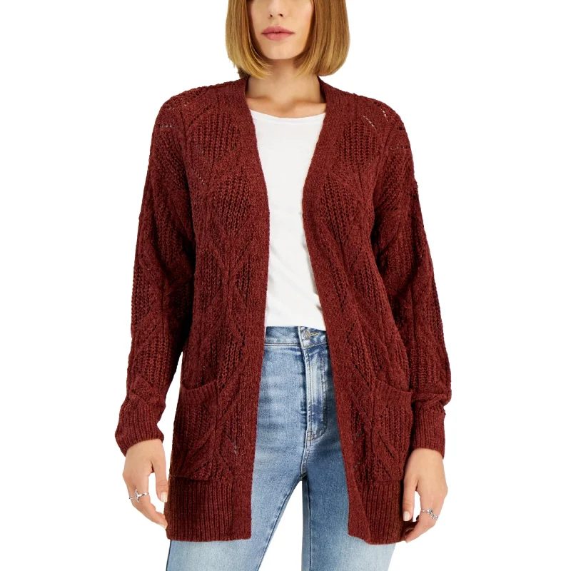 HIPPIE ROSE - Open Front Cardigan