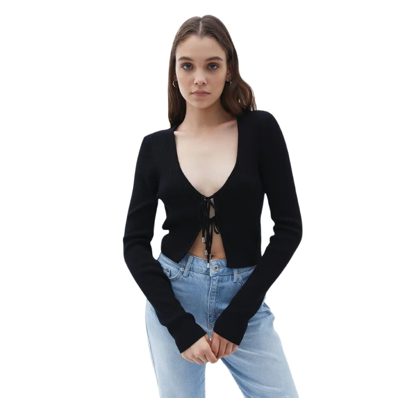 OXXO - Crop Knitwear Cardigan