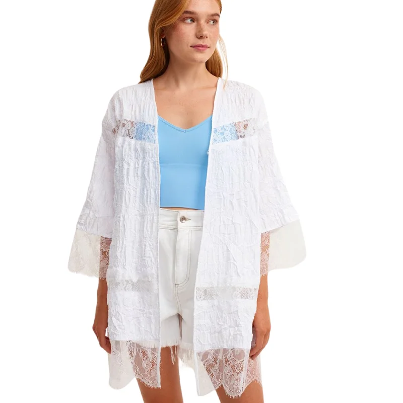 OXXO - Romantic Lace Kimono cardigan