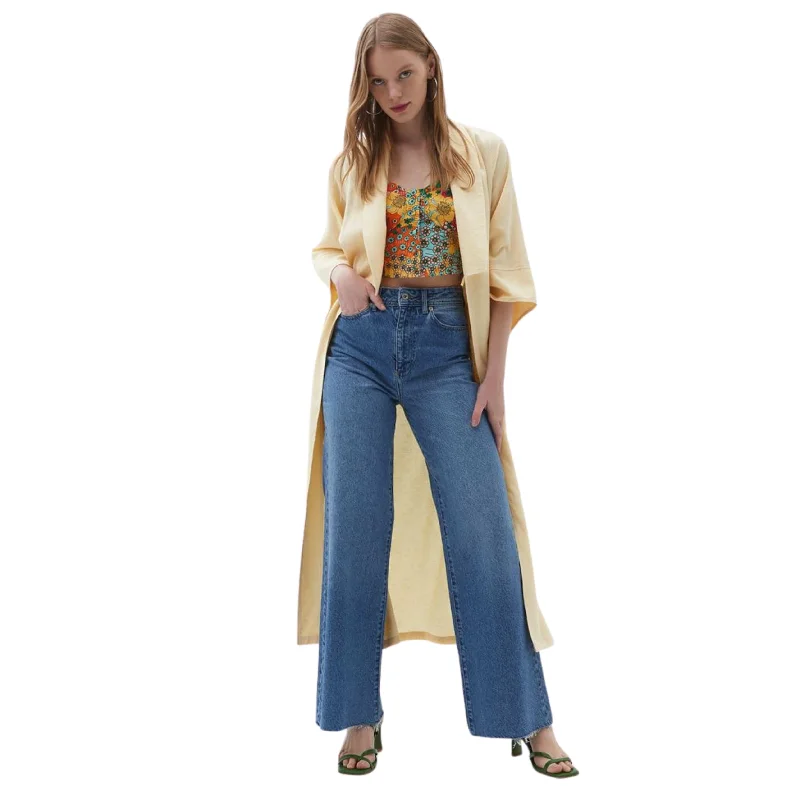 OXXO - Waist-Tie Kimono cardigan